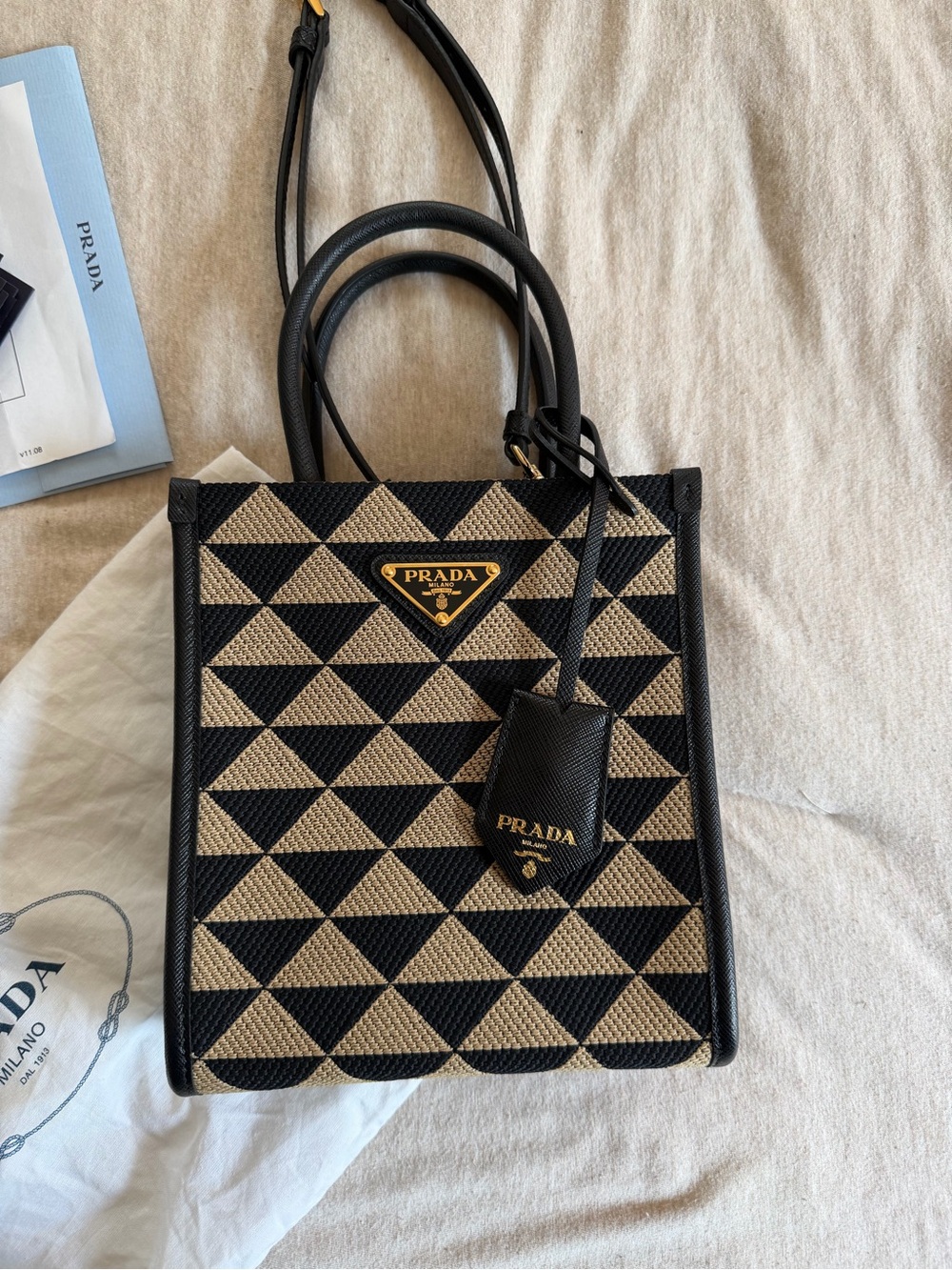Prada Symbole Mini Tote - Picture 1 of 9